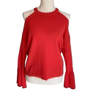 Anthropologie Knitted & Knotted Leandre Cold Shoulder Sweater Women’s Size XS